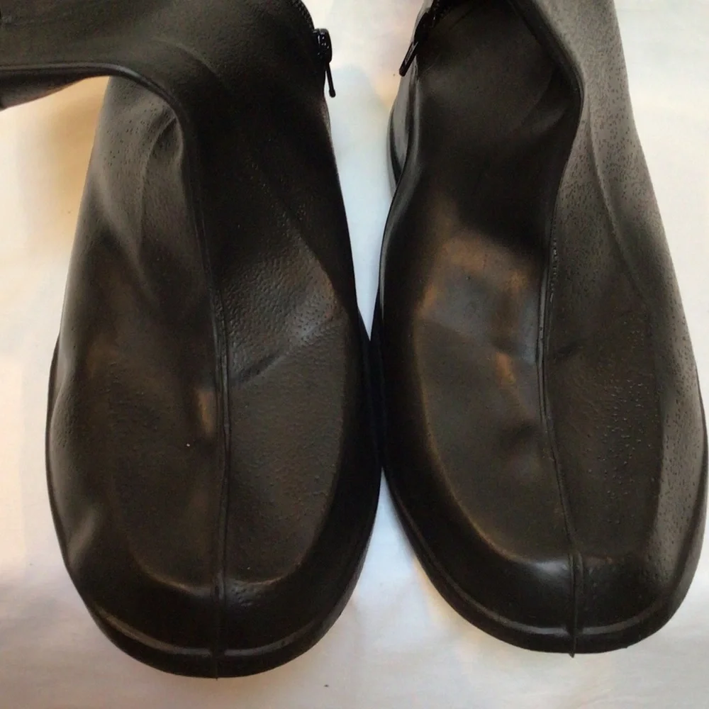 Haband Black Ankle Boot Overshoes with Side Zipper